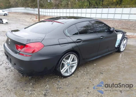 2013 BMW 650I Gran Coupe из США, поврежденный, VIN WBA6B2C55DD128236